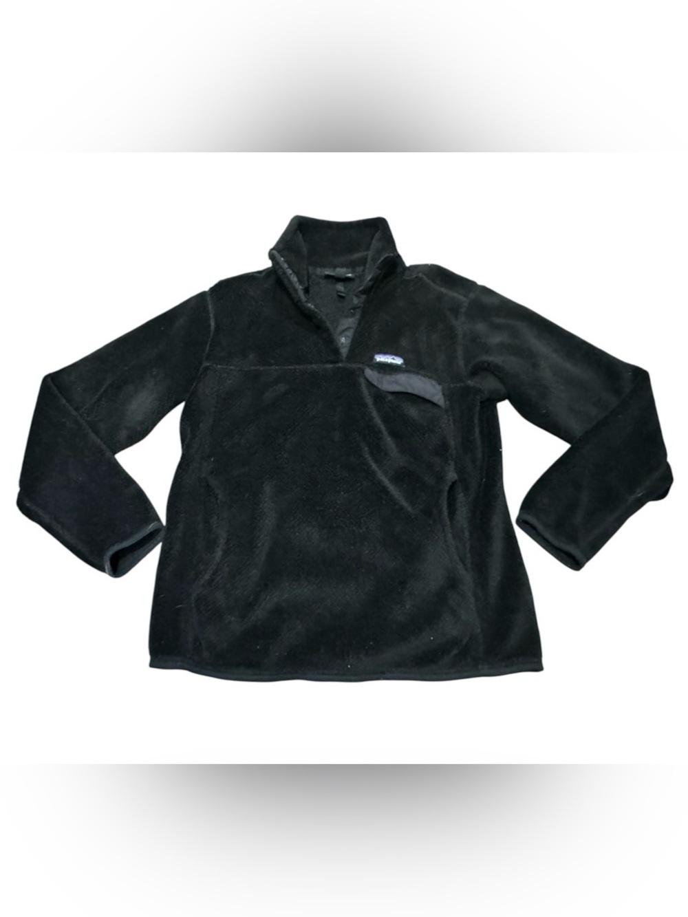 Patagonia Re-Tool Snap T Polartec Pullover Jacket Fleece Women's Large Black